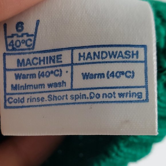 VINTAGE | St. Patrick's Lucky Shamrock Scoop Neck Sweater (Size L) - Picture 9 of 11